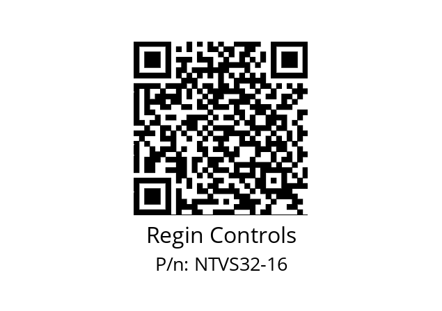   Regin Controls NTVS32-16