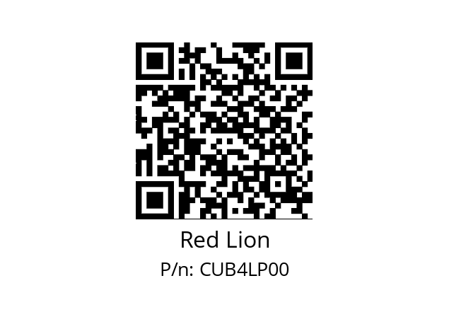   Red Lion CUB4LP00