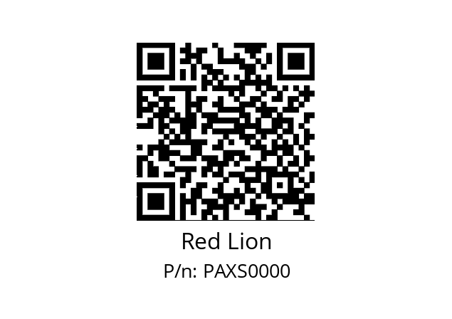   Red Lion PAXS0000