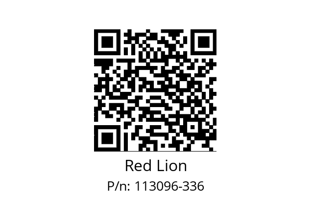   Red Lion 113096-336