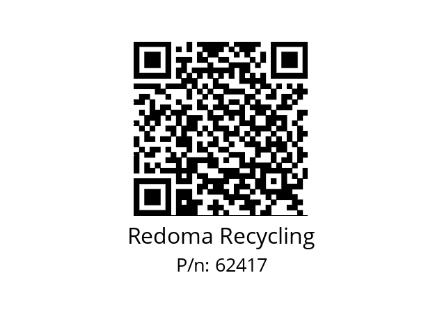   Redoma Recycling 62417