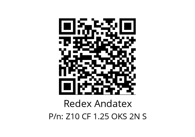   Redex Andatex Z10 CF 1.25 OKS 2N S