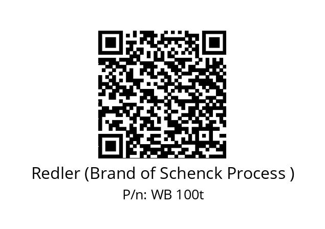   Redler (Brand of Schenck Process ) WB 100t