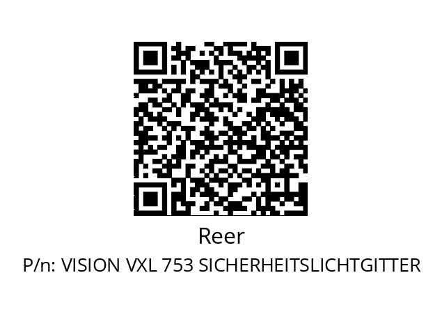   Reer VISION VXL 753 SICHERHEITSLICHTGITTER