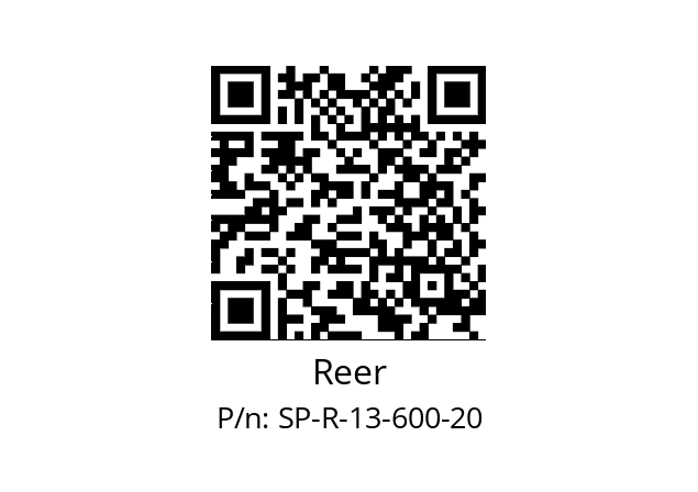   Reer SP-R-13-600-20