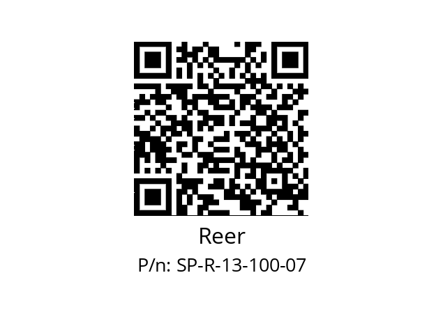   Reer SP-R-13-100-07