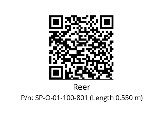   Reer SP-O-01-100-801 (Length 0,550 m)