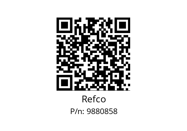  110-BA Refco 9880858