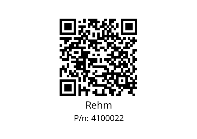   Rehm 4100022