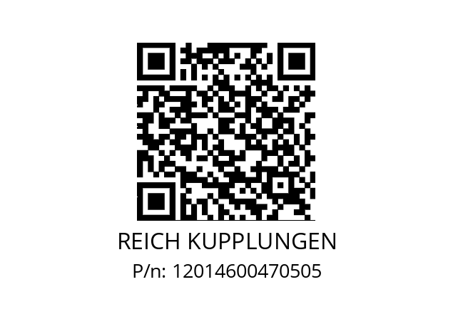   REICH KUPPLUNGEN 12014600470505