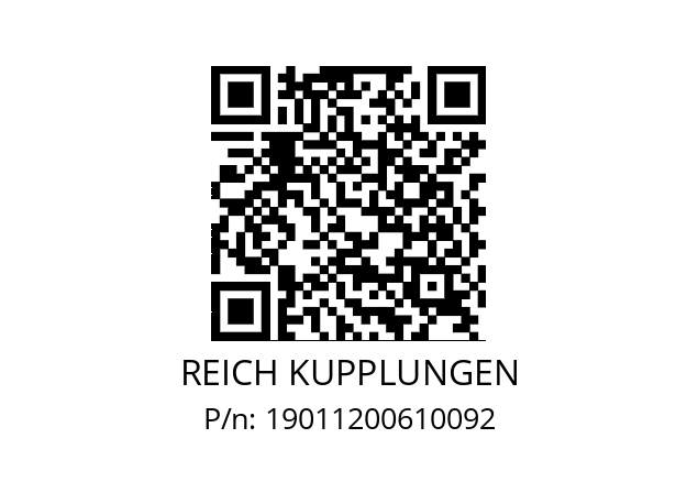   REICH KUPPLUNGEN 19011200610092