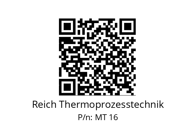   Reich Thermoprozesstechnik МТ 16