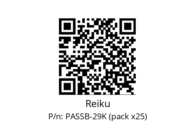   Reiku PASSB-29K (pack x25)