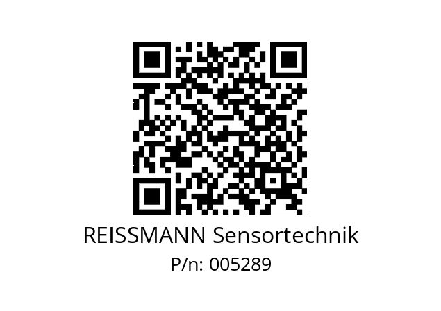   REISSMANN Sensortechnik 005289