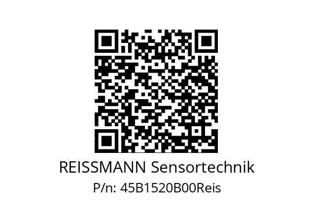   REISSMANN Sensortechnik 45B1520B00Reis