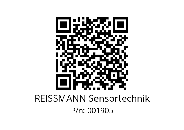   REISSMANN Sensortechnik 001905