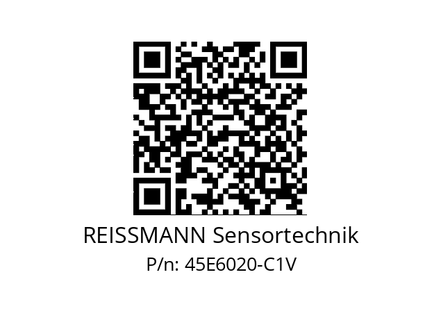   REISSMANN Sensortechnik 45E6020-C1V