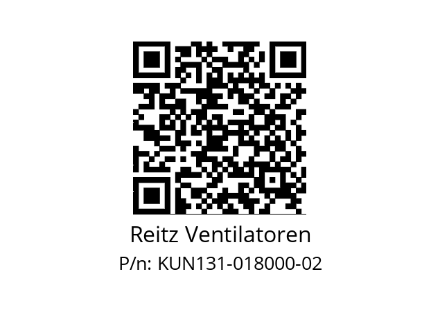   Reitz Ventilatoren KUN131-018000-02