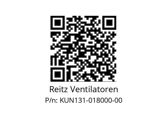   Reitz Ventilatoren KUN131-018000-00