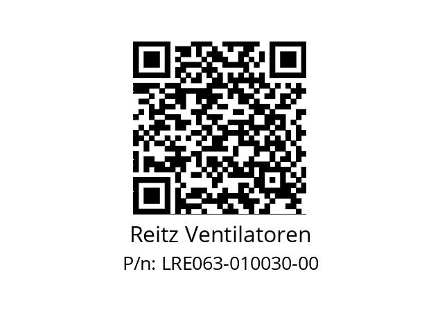   Reitz Ventilatoren LRE063-010030-00