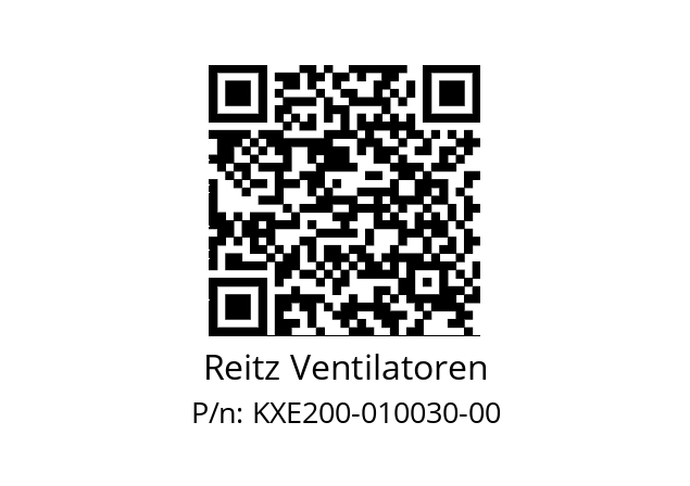   Reitz Ventilatoren KXE200-010030-00