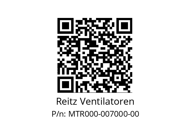   Reitz Ventilatoren MTR000-007000-00