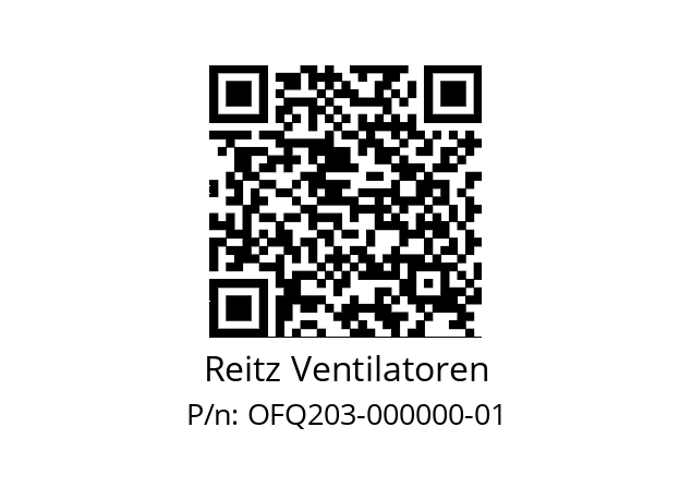   Reitz Ventilatoren OFQ203-000000-01