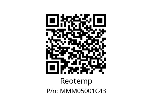   Reotemp MMM05001C43