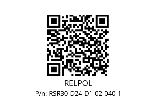   RELPOL RSR30-D24-D1-02-040-1