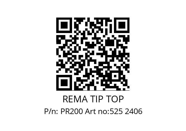   REMA TIP TOP PR200 Art no:525 2406