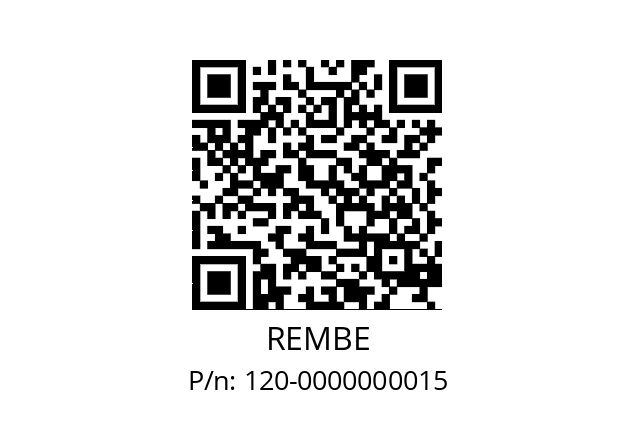   REMBE 120-0000000015