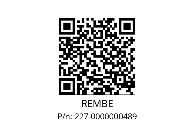   REMBE 227-0000000489