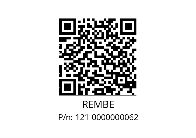   REMBE 121-0000000062