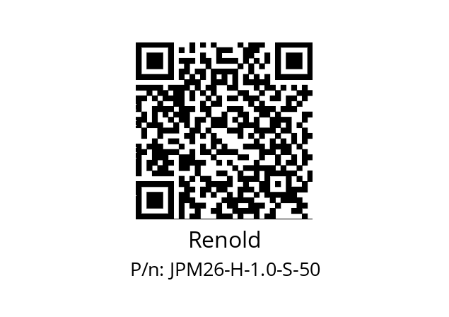   Renold JPM26-H-1.0-S-50