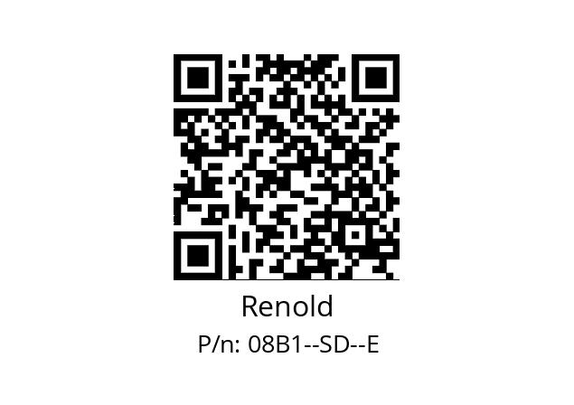   Renold 08B1­-SD-­E