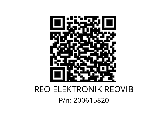   REO ELEKTRONIK REOVIB 200615820