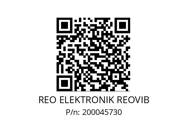   REO ELEKTRONIK REOVIB 200045730