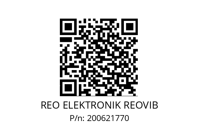   REO ELEKTRONIK REOVIB 200621770