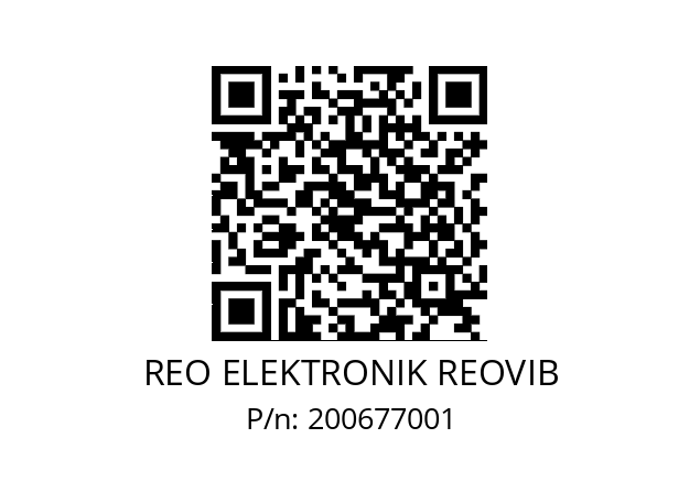   REO ELEKTRONIK REOVIB 200677001