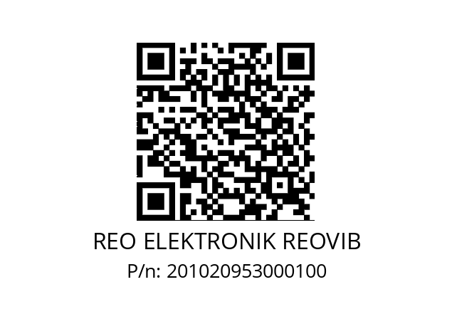   REO ELEKTRONIK REOVIB 201020953000100