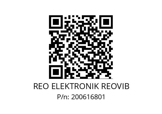   REO ELEKTRONIK REOVIB 200616801