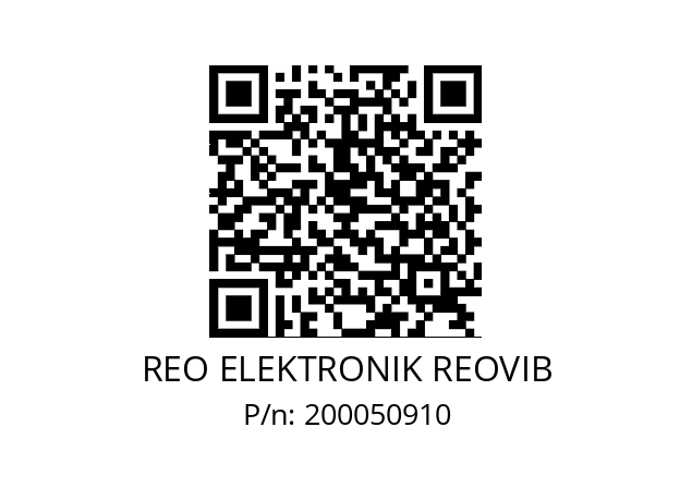   REO ELEKTRONIK REOVIB 200050910