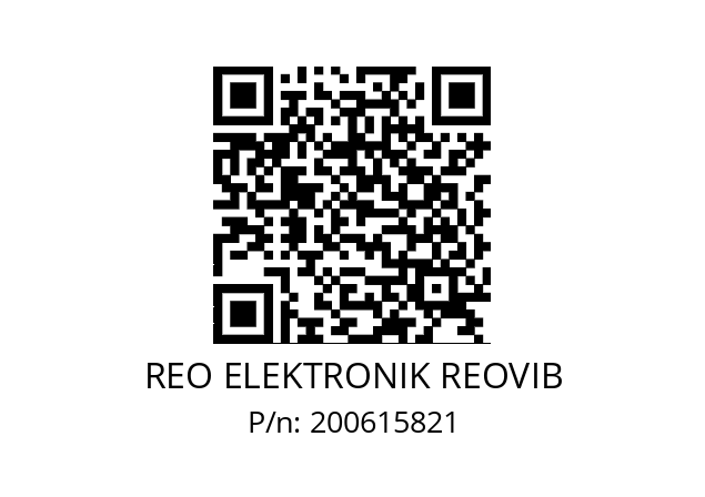   REO ELEKTRONIK REOVIB 200615821