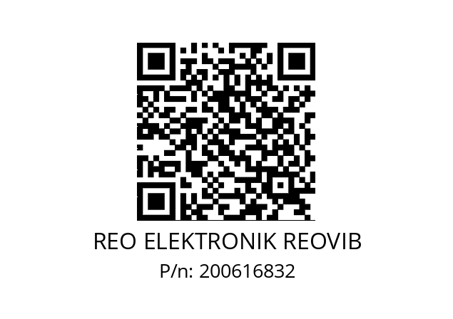   REO ELEKTRONIK REOVIB 200616832