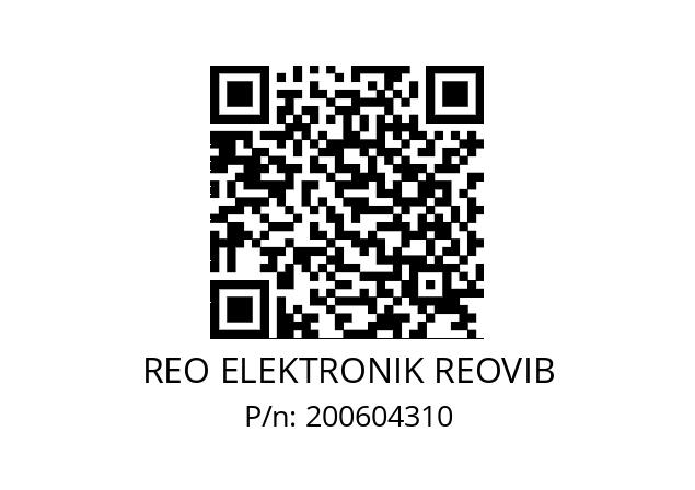   REO ELEKTRONIK REOVIB 200604310