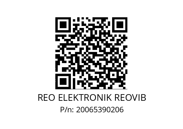   REO ELEKTRONIK REOVIB 20065390206