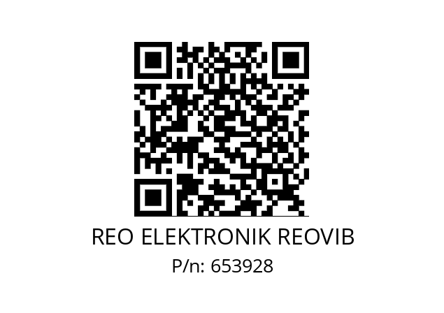   REO ELEKTRONIK REOVIB 653928