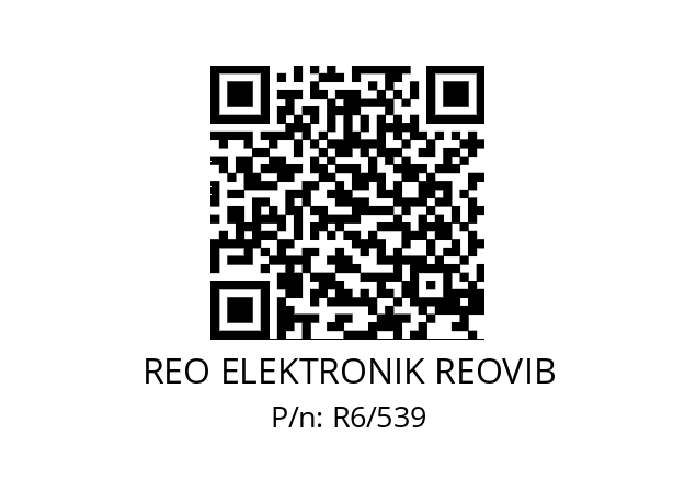   REO ELEKTRONIK REOVIB R6/539