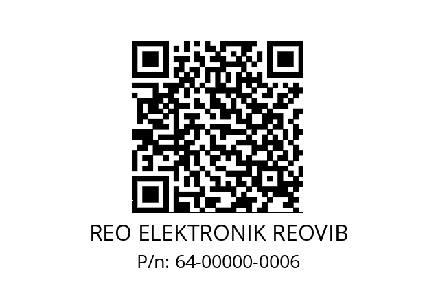   REO ELEKTRONIK REOVIB 64-00000-0006