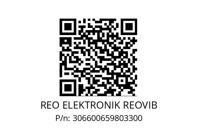   REO ELEKTRONIK REOVIB 306600659803300